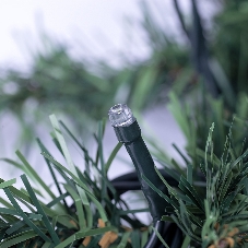 Еловый шлейф Neon-night искусственный 2,7 м Теплое белое свечение 80 LED