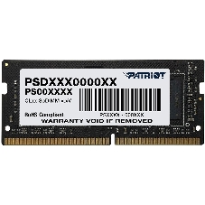 Оперативная память Patriot Signature, DDR4, 8GB (1x8 GB), 3200 MHz, CL22, SO-DIMM