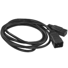 Шнур питания с фиксатором ЦМО IEC 60320 C19/IEC 60320 C20, 16 А/250 В (3 х 1,5), 1,8 м, синий