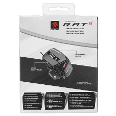 Мышь проводная Mad Catz R.A.T. 8+ черный, 16000 dpi, USB, кнопки - 11
