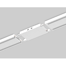 Коннектор для накладного шинопровода 46*26*26 GV1107 WH белый прямой