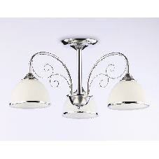 Светильник Ambrella light TR3181/3 CH/FR хром/белый матовый E27/3 max 40W D585*285