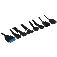Корпус без блока питания PCCOOLER MA100 MESH BK, Mesh Mid Tower, черный, TG, 0.4 SPCC, 3x120мм ARGb ATX, mATX, mITX 160/310/180мм 2x2.5