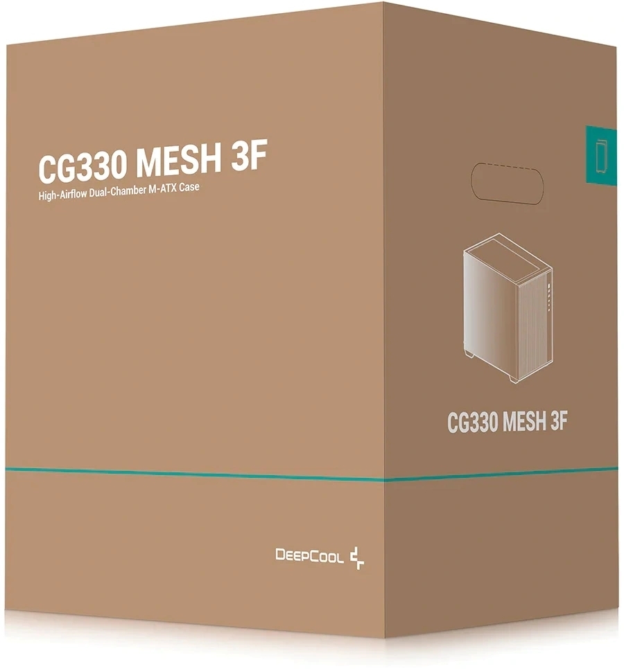 Компьютерный корпус Deepcool CG330 MESH 3F черный без БП mATX 6x120mm 4x140mm 2xUSB2.0 1xUSB3.0 audio bott PSU