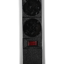 Сетевой разветвитель Premier 3R USB 1.8м (3 розетки) серый (коробка)