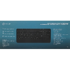 Клавиатура Oklick K257W беспроводная, радиоканал, чёрный