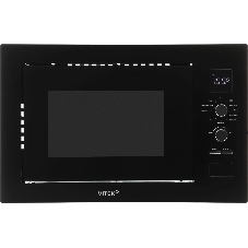 Встраиваемая микроволновая печь Vitek VBMW 2540 BG черный, 25 л, 850 Вт, переключатели - кнопки, поворотный механизм