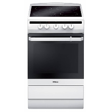 Плита электрическая Hansa FCCW54002 белый, конфорок 4 шт, духовка 68 л, 50 см x 85 см x 60 см
