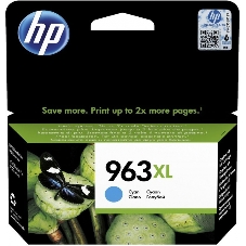 Картридж струйный HP 963XL 3JA27AE голубой увеличенной емкости (1600 стр) для HP OfficeJet Pro 9010, 9013, 9020, 9023