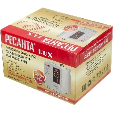 Стабилизаторы напряжения Ресанта АСН-1 500 Н/1-Ц 63/6/20 Стабилизатор Lux 220В±8%, Габариты 206х133х230, Вес 4,5кг