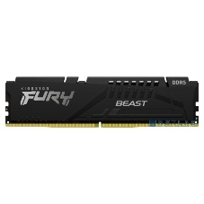 Оперативная память Kingston Fury Beast, DDR5, 64GB (2x32GB), 5600 MHz, CL40, с радиатором, чёрный