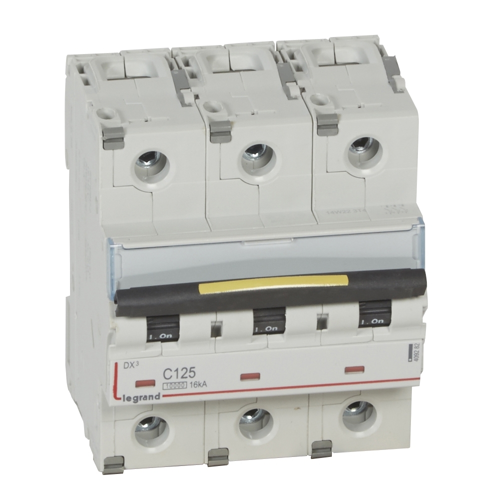 Выключатель автоматический DX3 3П C 125A 10kA/16kA Авт. выкл. DX3 3П C 125A 10kA/16kA