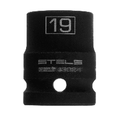 Головка ударная шестигранная Stels 19 мм, 1/2