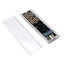 Внешний корпус Gembird EEM2-NVME-2 USB 3.1 для M2 NVME порт Type-С, пластик, прозрачный