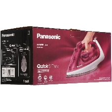 Утюг Panasonic NI-S430RTV красный, 2300 Вт, 25 г/мин, 100 г/мин, 300 мл