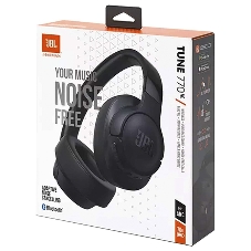 Беспроводные/проводные наушники JBL Tune 770NC черный, полноразмерные, Bluetooth + проводной, адаптивное шумоподавление, до 70 ч