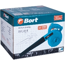 Пылесос электрический Bort BSS-550-R (Воздуходувка) (550 Вт; воздуховка; регулировка скорости) 