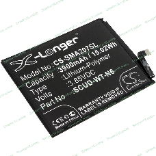 Аккумулятор CameronSino CS-SMA107SL SCUD-WT-N6 для Samsung Galaxy A10s, Galaxy A20s 3.85V, 3900mAh, 15.02Wh