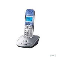 Телефон беспроводной (DECT) Panasonic KX-TG2511RUS (серебристый) АОН, Caller ID,спикерфон на трубке,переход в Эко режим одним нажатием