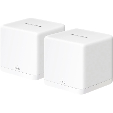 Бесшовный Mesh роутер Mercusys Halo H60X(2-pack) AX1500 10/100/1000BASE-TX белый (упак.:2шт)