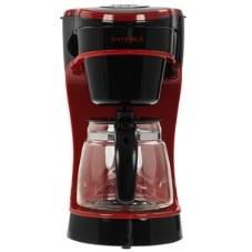 Кофеварка капельная SUPRA CMS-0655 черный/красный, исп. кофе - молотый, 720 мл, 750 Вт.