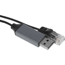 Кабель Buro BU-USB-A-LAN100-2m USB 2.0 A(m) RJ-45 (m) 2м (пакет)