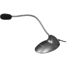 Микрофон компьютерный Defender MIC-111, серый, кабель 1,5 м