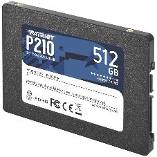 Накопитель SSD Patriot P210, 512Gb, SATA III, 2.5