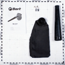 Пылесос электрический Bort BSS-550-R (Воздуходувка) (550 Вт; воздуховка; регулировка скорости) 