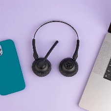 Гарнитура JLab GO Work Pop Wireless Headphones чёрный, беспроводная, Bluetooth, до 50 ч