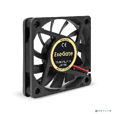 Вентилятор для корпуса ExeGate EX06010S2P-24 черный, 60 мм, 3000 об/мин, 24.1 дБ, 2 pin