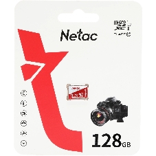 Флеш карта microSDHC 128Gb Netac P500 ECO NT02P500ECO-128G-S (без SD адаптера)