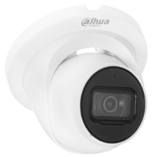 Уличная купольная IP-видеокамера Dahua 2Мп; 1/2.8” CMOS; объектив 2.8мм; механический ИК-фильтр; чувствительность 0.01лк@F2.0; сжатие: H.265+, H.265, H.264+, H.264, MJPEG; 2 потока до 2Мп@25к/с; ИК-по