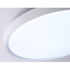 Потолочный светодиодный светильник Ambrella light FZ1246 WH белый IP54 12W 5000K D240*60 (Без ПДУ)