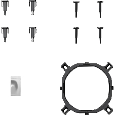 Кулер для процессора CPU Cooler Ocypus Beta A10 BK (75W, 3-pin, 67mm, Al, 1x124mm, 40CFM, 29.5dBA, 2000RPM, S: 1851/1700/115X/1200, AM5/AM4, black)