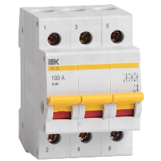 Выключатель нагрузки (мини-рубильник) IEK MNV10-3-040 ВН-32 3Р 40А