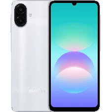 Смартфон Samsung Galaxy A08 4Gb, 128Gb, серебристый