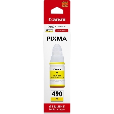 Чернила Canon GI-490Y 0666C001 желтый для Canon Pixma G1400/2400/3400 (70мл)