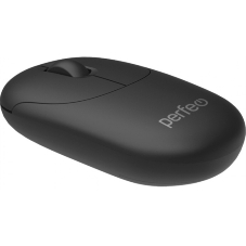 Мышь беспроводная Perfeo SLIM черный, 1200 dpi, радиоканал, USB, кнопки - 3