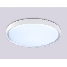 Потолочный светодиодный светильник Ambrella light FZ1246 WH белый IP54 12W 5000K D240*60 (Без ПДУ)