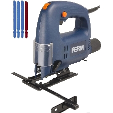 Лобзик электрический FERM JSM1023, 570 Вт., 500-3000 ход/мин, пропил 70 мм, коробка
