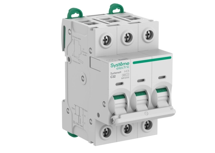 Автоматический выключатель Systeme Electric S9F22332 Systeme9 C 32A 3P 6kA 400В