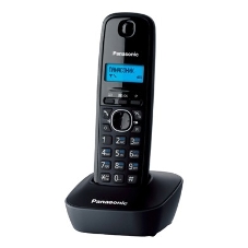 Телефон беспроводной (DECT) Panasonic KX-TG1611RUH (серый) АОН, Caller ID,12 мелодий звонка,подсветка дисплея,поиск трубки