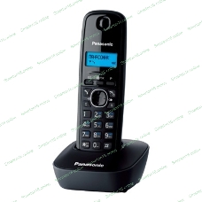 Телефон беспроводной (DECT) Panasonic KX-TG1611RUH (серый) АОН, Caller ID,12 мелодий звонка,подсветка дисплея,поиск трубки
