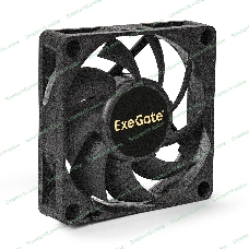 Вентилятор для корпуса ExeGate ExtraSilent ES07015S3P черный, 70 мм, 2000 об/мин, 18 дБ, 3 pin