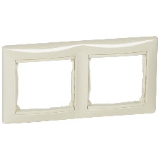 Рамка 2-м Valena горизонт. сл. кость (DIY-упак.) Legrand 695632