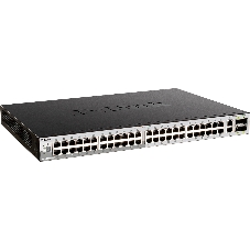 Коммутатор D-Link DGS-3130-54S/B1A, 48×1 Гбит/с SFP + 2×10 Гбит/с Base-T + 4×10 Гбит/с SFP+, управляемый