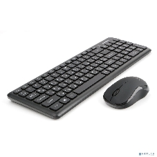 Комплект клавиатура+мышь Gembird KBS-9200 беспроводной, USB, 1000 DPI, чёрный