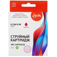 Картридж струйный Sakura LC3619M для Brother, пурпурный, 18,4 мл., 1500 к.
