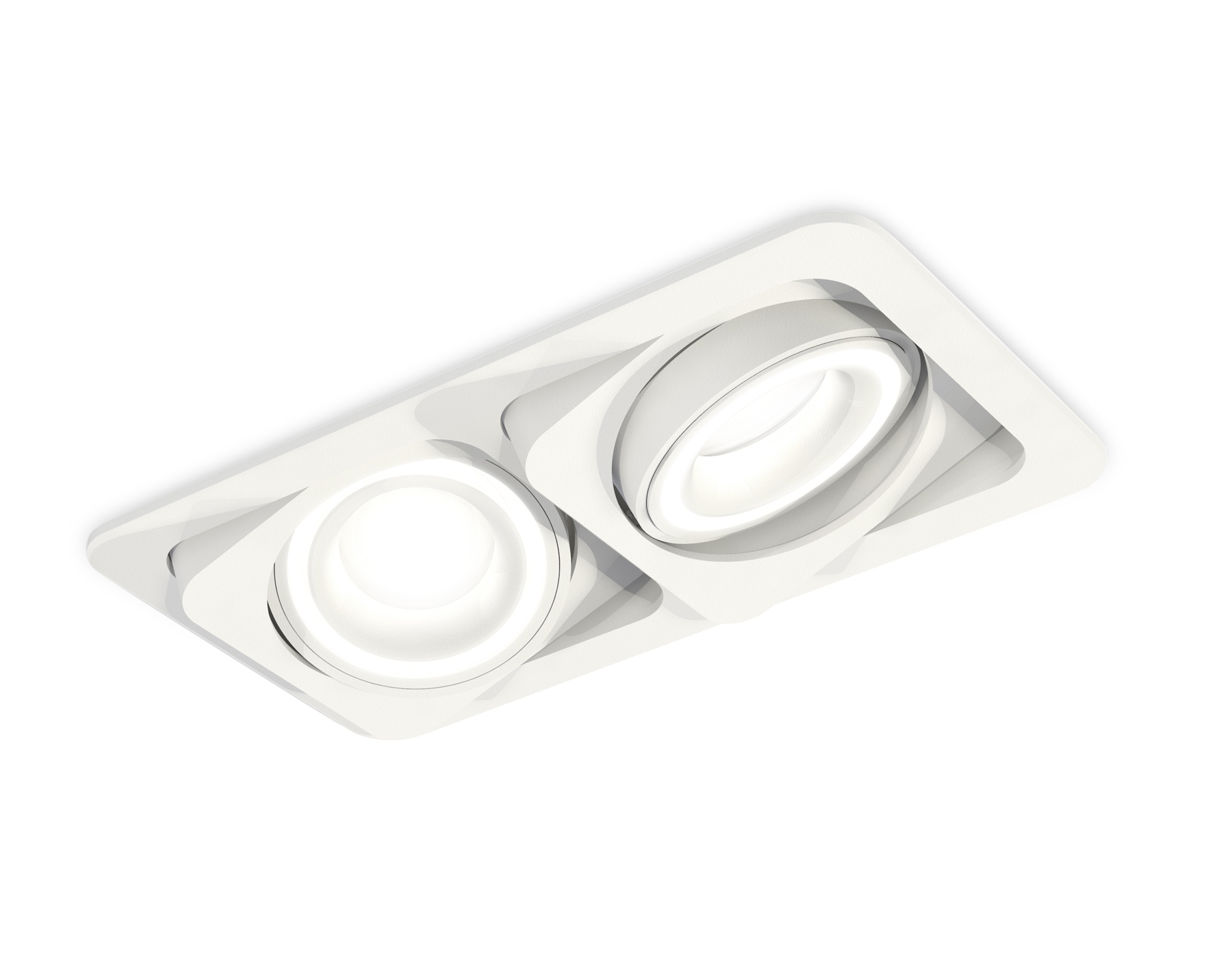 Комплект встраиваемого поворотного светильника Ambrella light XC7663080 SWH/FR белый песок/белый матовый MR16 GU5.3 (C7663, N7110)